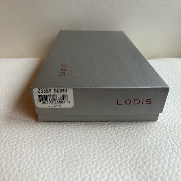 LODIS Leather Clutch Wallet NEW, Snakeskin Embossed Leather - Picture 10 of 12